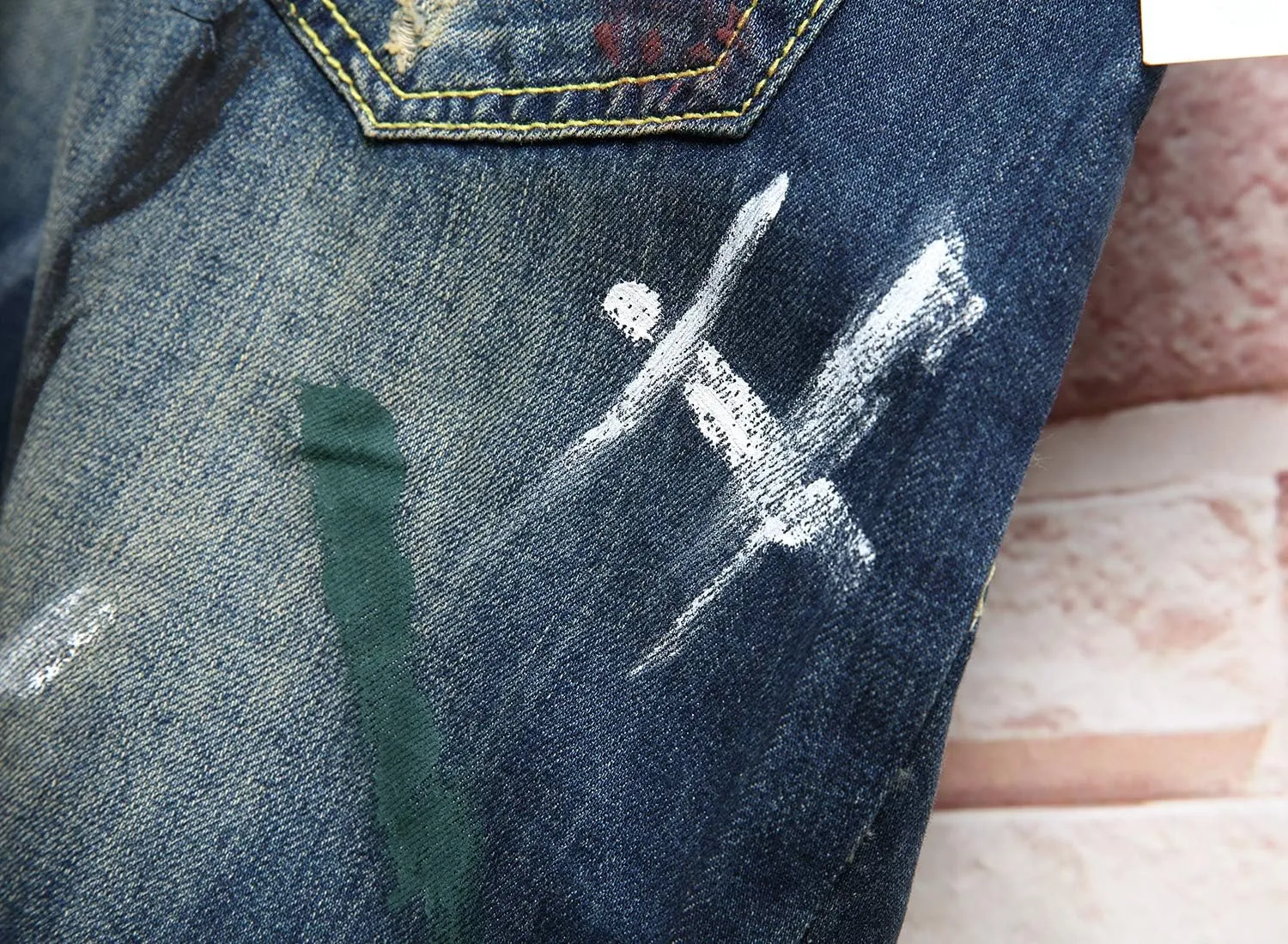 HENGAO Men's Ripped Jean Short Distressed Straight Fit Denim Shorts