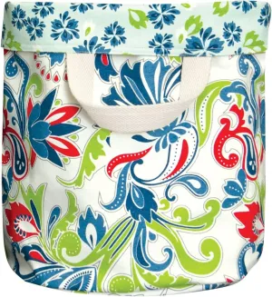 Heritage Lace Nantucket Flourish/Blooms Reversible Tote, 16 by 16 by 19-Inch
