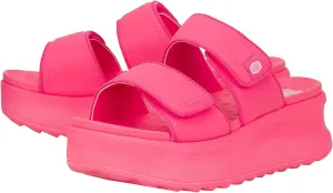 Hey Dude Delray Slide Classic - Sandals for Women - Textile and Synthetic Upper - Cotton Lining - EVA Outsole