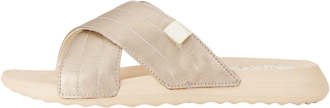 Hey Dude Women's Christi Slide Distressed | Women's Shoes | Women Slip-on Sandals | Comfortable & Light-Weight