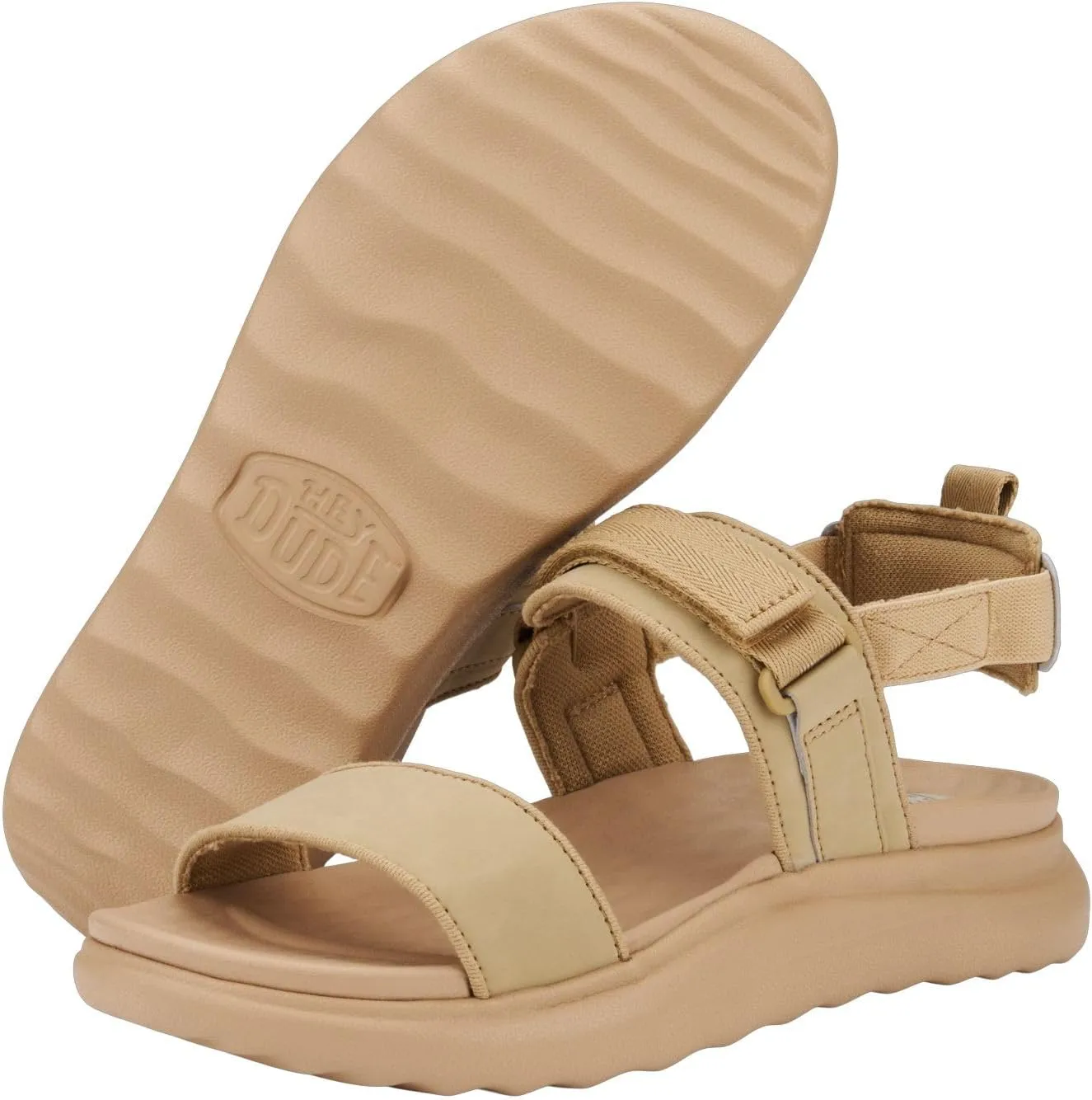 Hey Dude Women's Collins Sandal Mono Sport | Women's Shoes | Women Slip-on Sandals | Comfortable & Light-Weight