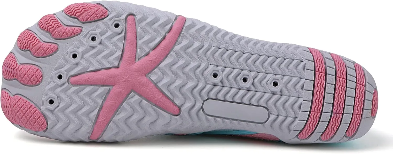 Hike Barefoot Shoes for Women Men, Water Shoes with Wide Toe Box, Non-Slip & Quick Dry Breathable Beach Pool Aqua Swim Surf Walking Shoes