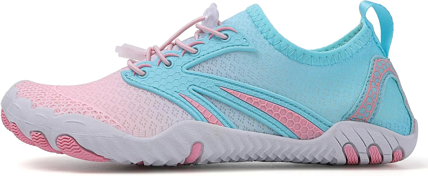 Hike Barefoot Shoes for Women Men, Water Shoes with Wide Toe Box, Non-Slip & Quick Dry Breathable Beach Pool Aqua Swim Surf Walking Shoes