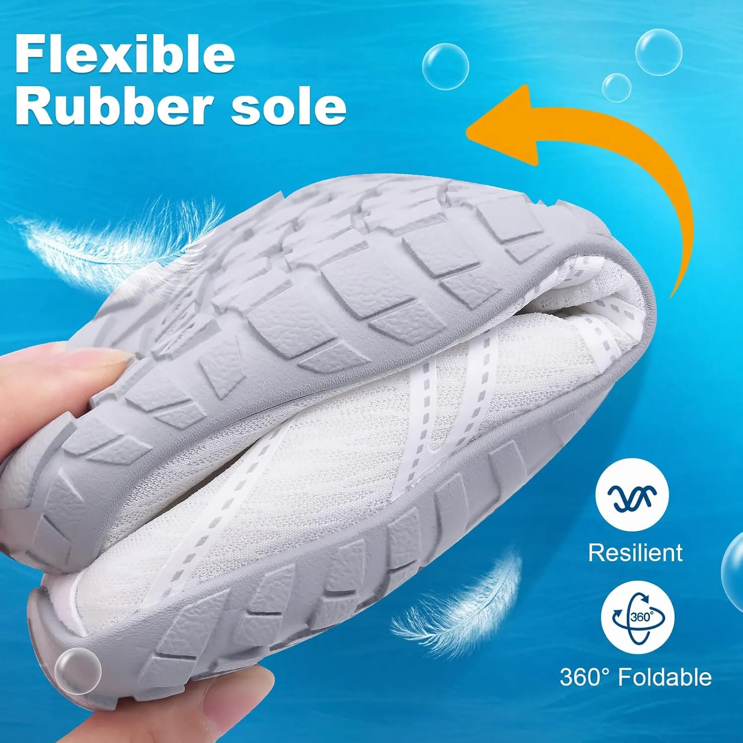 Hike Barefoot Shoes Women Men Footwear Wide Toe Quick-Dry Pro Barefoot Beach Swim Minimalist Grounding Shoes Breathable Non-Slip Grounded Footwear for Walking Kayaking Hiking Surfing