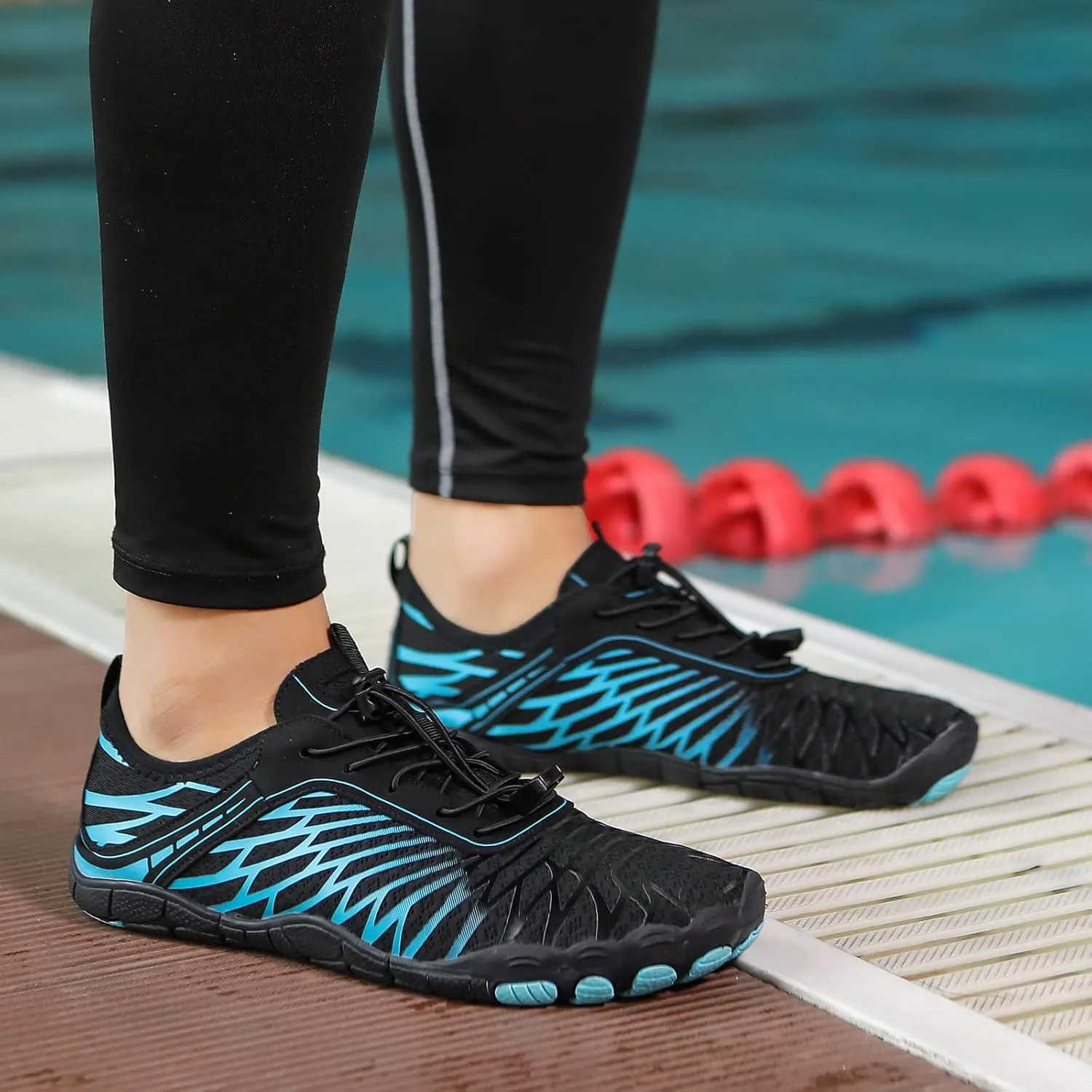 Hike Barefoot Shoes Women with Wide Toe Box Non-Slip Quick Dry Grounded Water Shoes for Women Men Beach Pool Hiking Walking Footwear