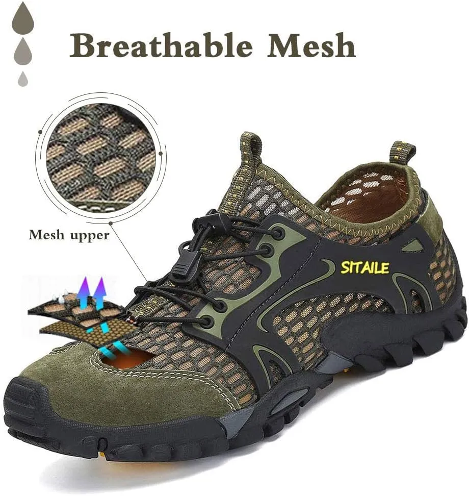 Hiking Water Shoes for Men Women Quick Dry Barefoot Aqua Swim River Shoes for Pool Beach Fishing Water Hiking Sandals