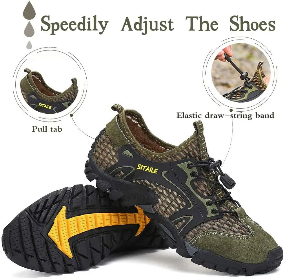 Hiking Water Shoes for Men Women Quick Dry Barefoot Aqua Swim River Shoes for Pool Beach Fishing Water Hiking Sandals