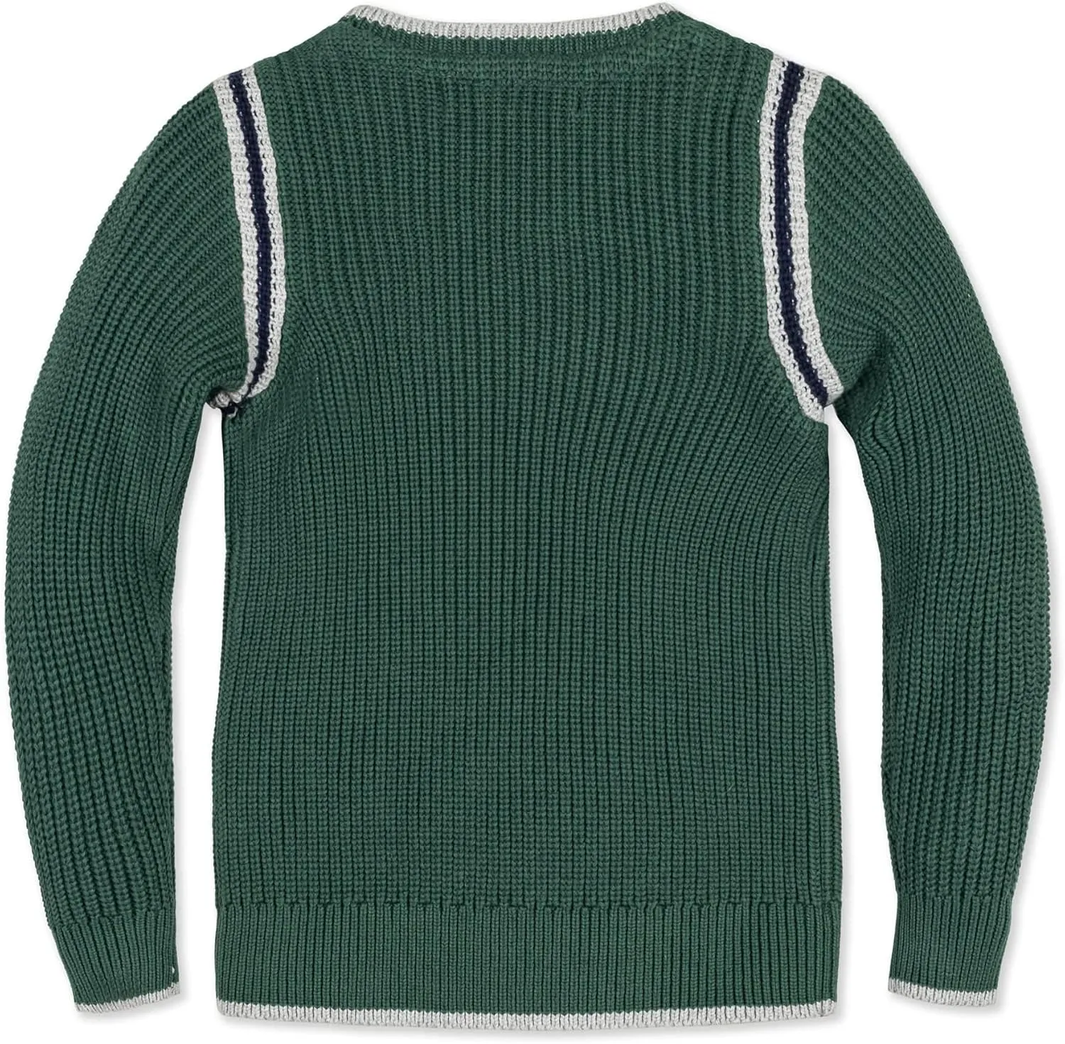 Hope & Henry Boys' Long Sleeve Crew Neck Pullover Sweater
