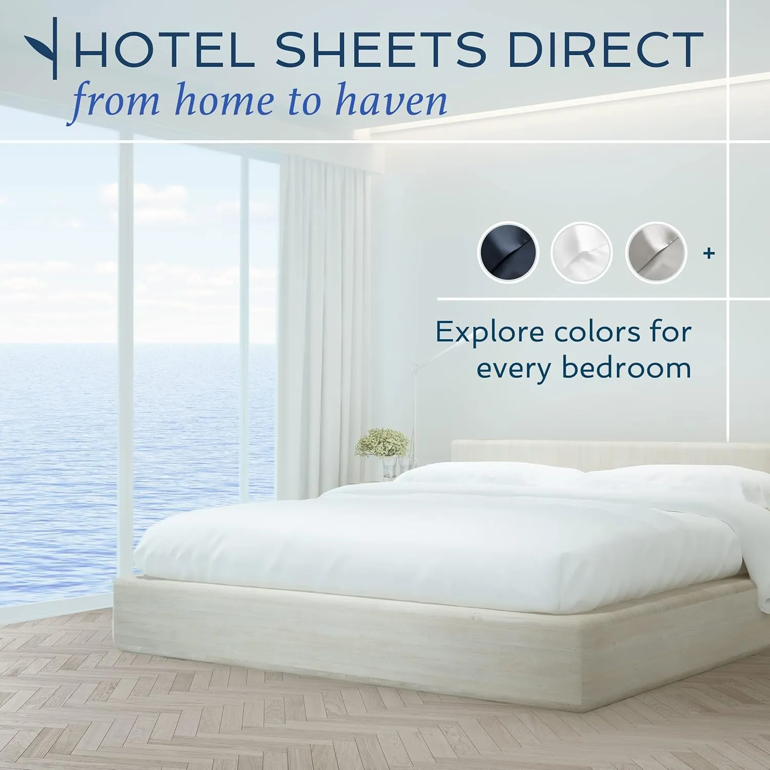 Hotel Sheets Direct 4 Piece Bed Sheet Set Queen Size, 100% Viscose Derived from Bamboo Sheets Set with 2 Pillowcases, Cooling & Breathable Luxury Bedding, Moisture-Wicking & Silky Soft, Burgundy