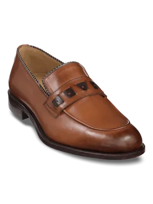 Hugh Penny Loafer - Chestnut
