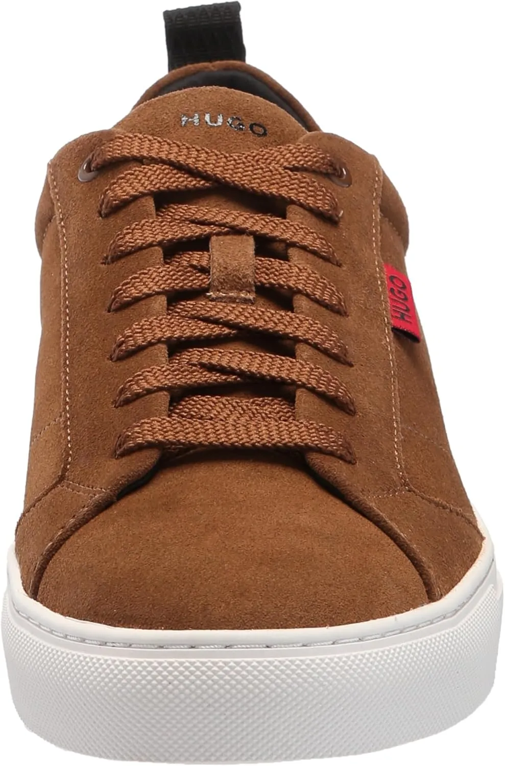 HUGO Men's Essential Cupsole Suede Low Top Sneaker