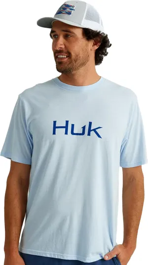 HUK Men's Performance Fishing Logo Tee, Short Sleeve, Quick-Dry