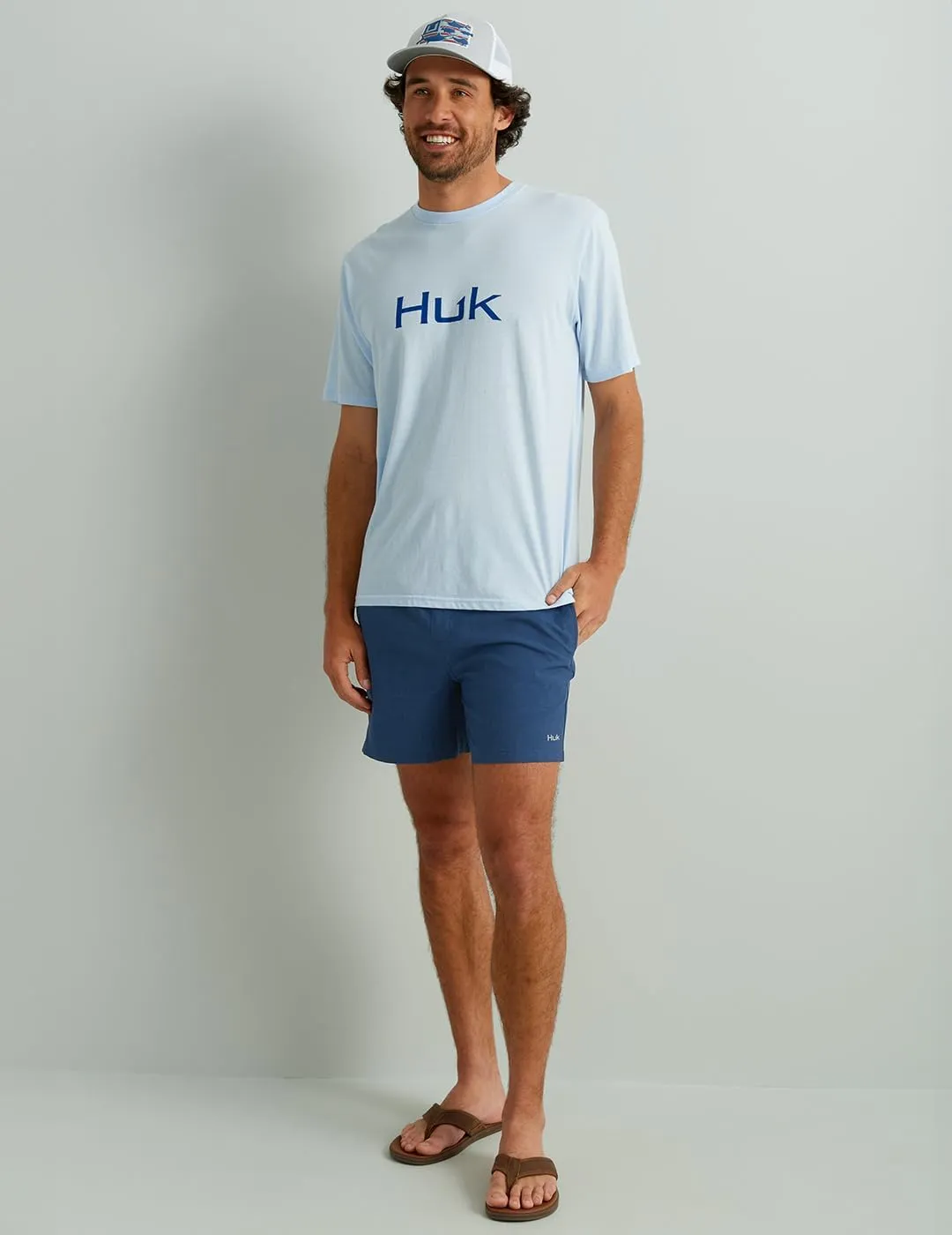 HUK Men's Performance Fishing Logo Tee, Short Sleeve, Quick-Dry