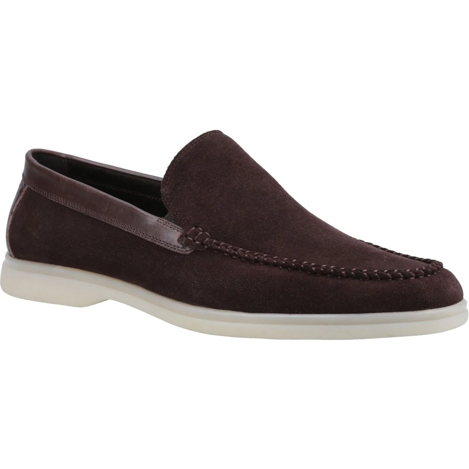 Hush Puppies Leon Suede Men's Brown Loafers