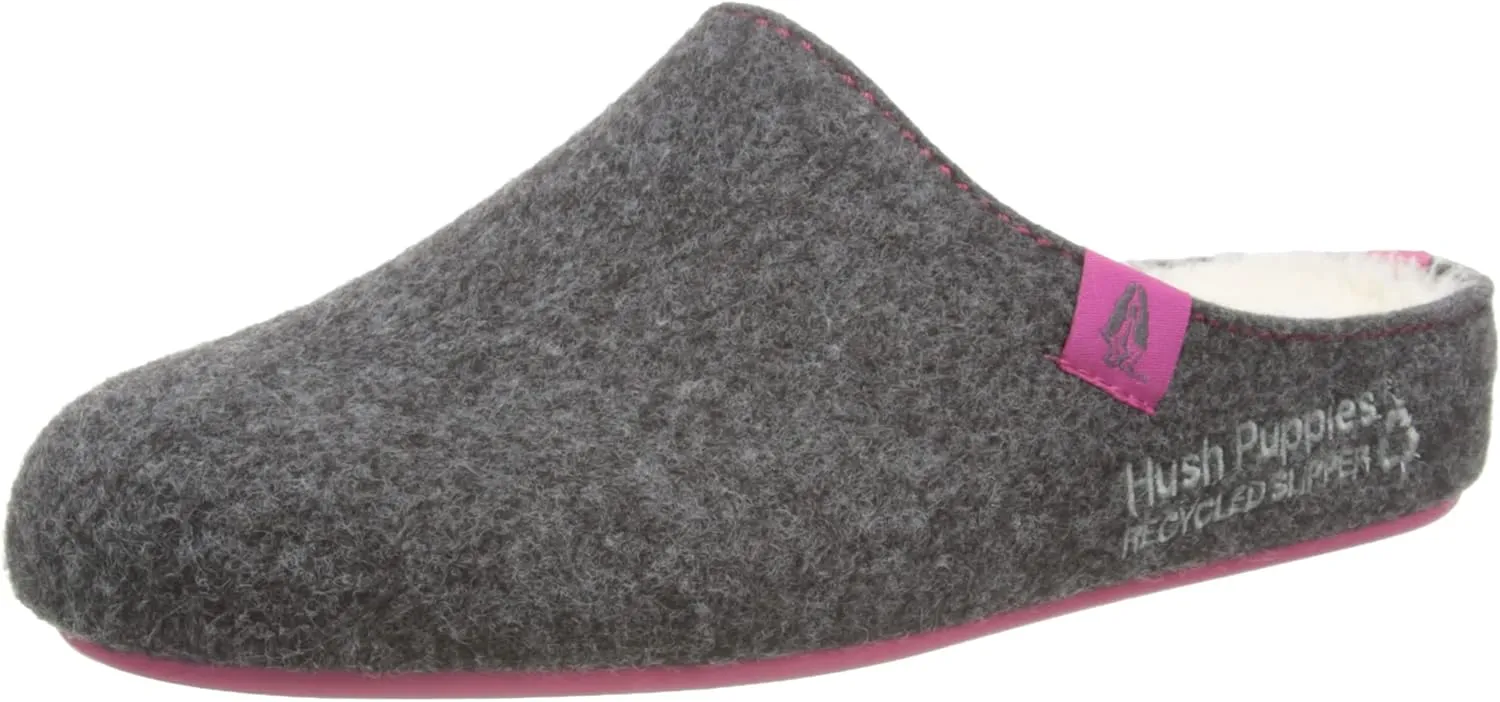 Hush Puppies Womens/Ladies The Good Slippers (6) (Charcoal), Charcoal, 6
