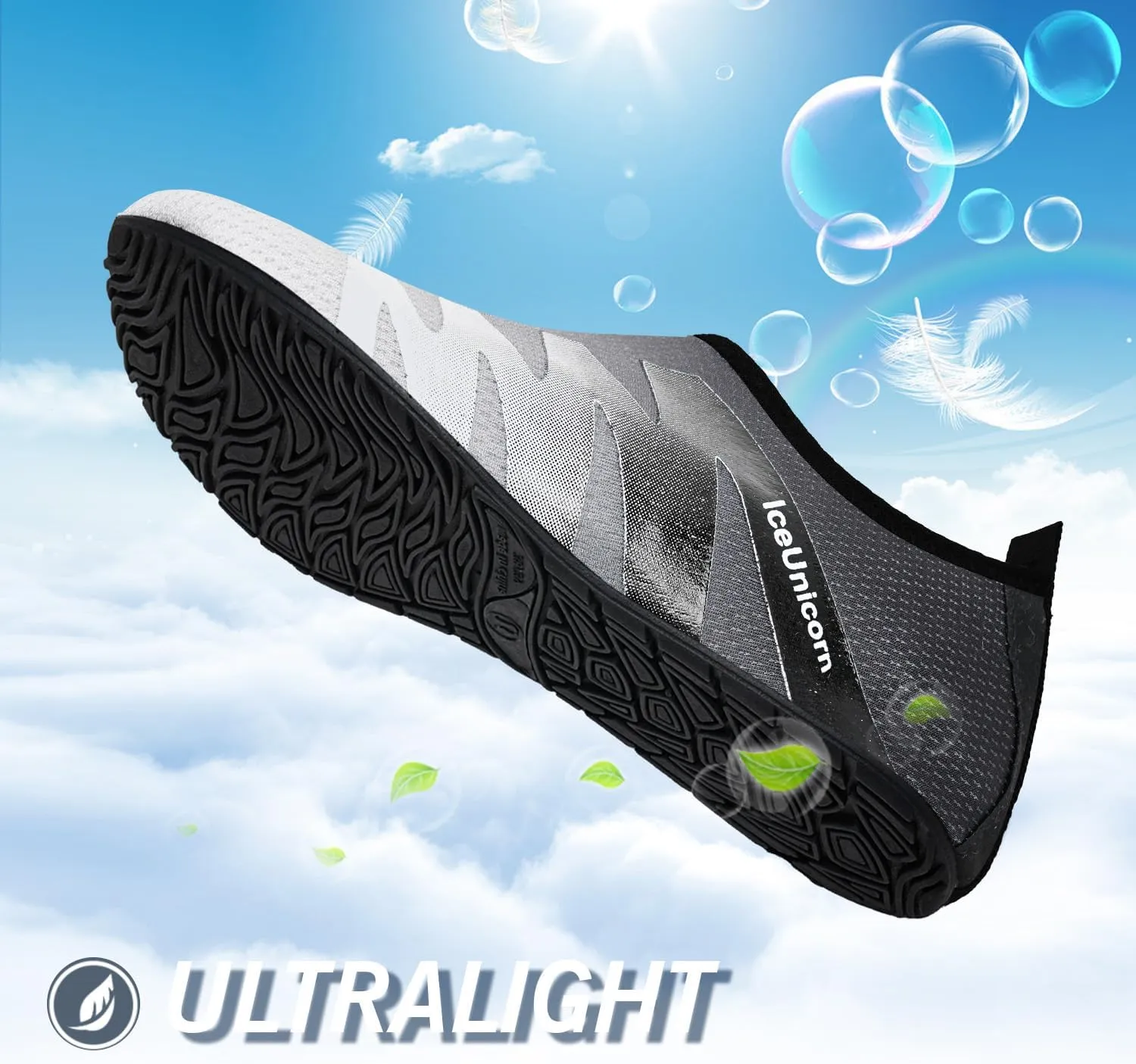 IceUnicorn Water Shoes Men Women Beach Swim Aqua Barefoot Socks Pool Quick Dry Yoga