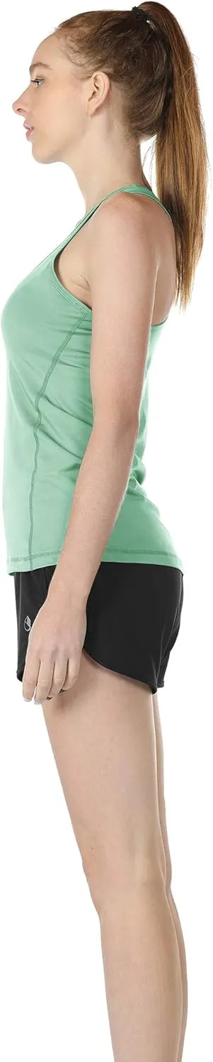 icyzone Workout Tank Tops for Women - Athletic Training Racerback Yoga Tops, Running Gym Exercise Shirts (Pack of 2)