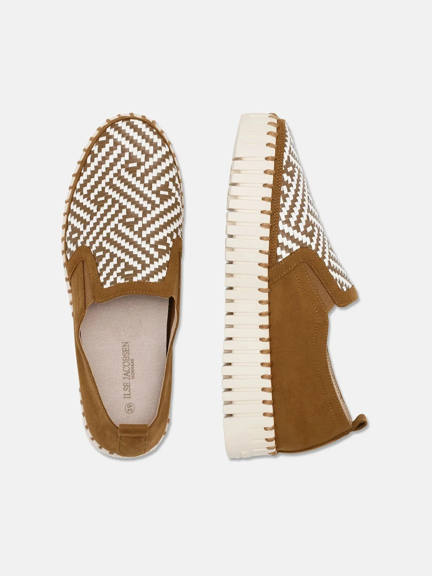 Ilse Jacobsen Woven Slip-On