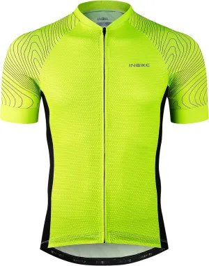 INBIKE Cycling Jersey Men Breathable Bike Shirt Quick-dry Reflective Bicycle Clothing for Road Biking Riding