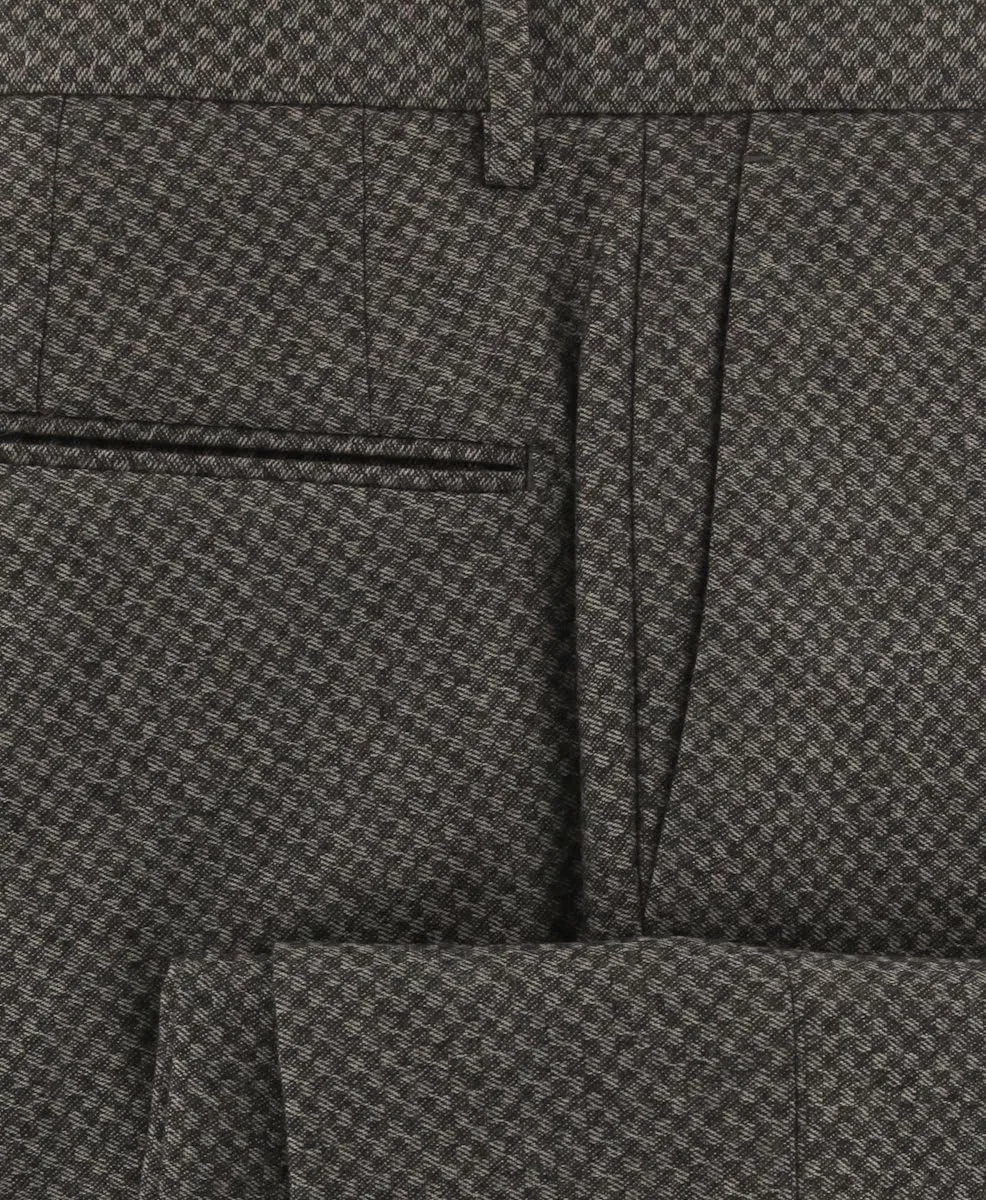 Incotex Brown Fancy Pants - Slim