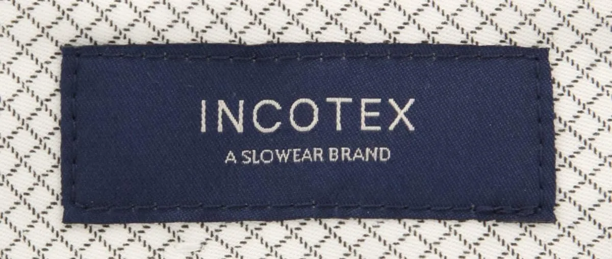 Incotex Brown Fancy Pants - Slim