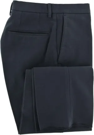 Incotex Dark Blue Solid Pants - Slim
