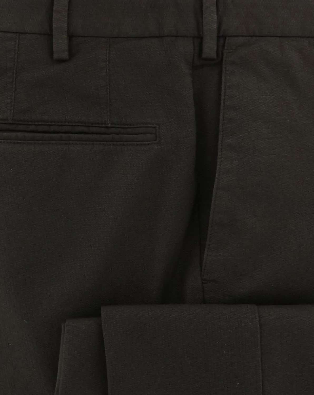 Incotex Dark Brown Solid Pants - Extra Slim
