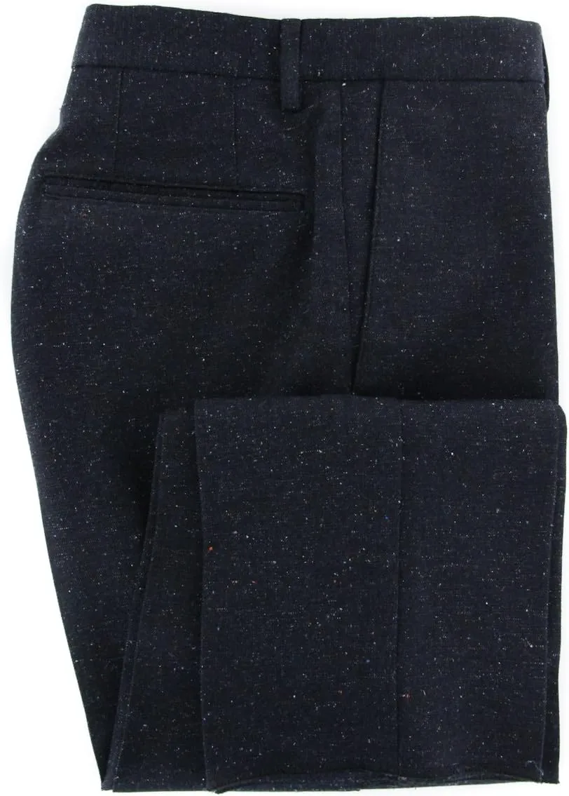 Incotex Midnight Navy Blue Fancy Pants - Slim