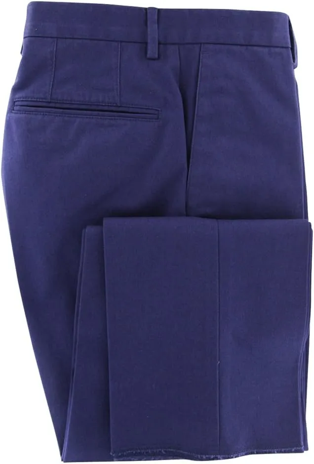 Incotex Purple Solid Pants - Slim