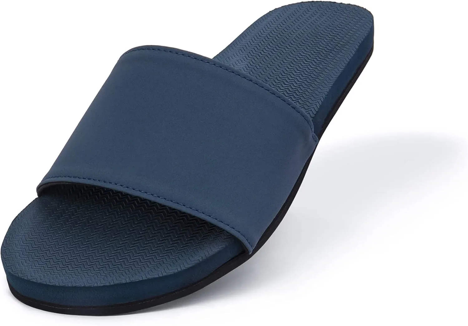 Indosole 2022 Edition Women's ESSNTLS Vegan All-Terrain Slides, Improved Cloud Comfort [Reused Tire Sole, Natural Rubber Footbed, Arch Support, Microfiber Lined ENVRO Strap, Waterproof]