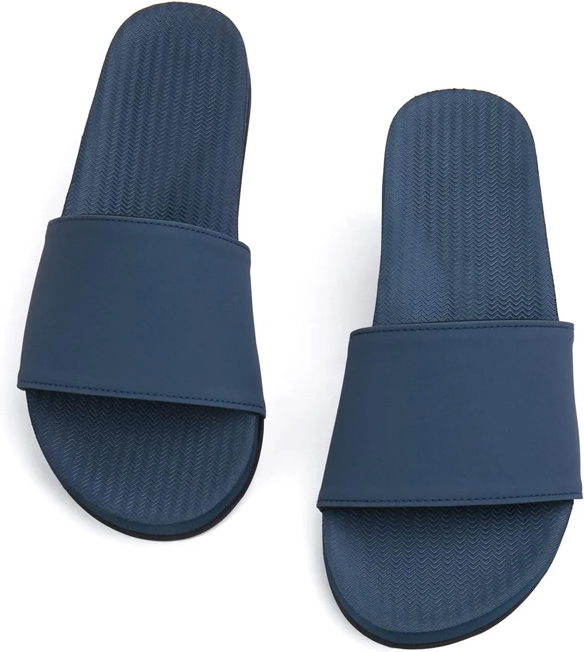 Indosole 2022 Edition Women's ESSNTLS Vegan All-Terrain Slides, Improved Cloud Comfort [Reused Tire Sole, Natural Rubber Footbed, Arch Support, Microfiber Lined ENVRO Strap, Waterproof]