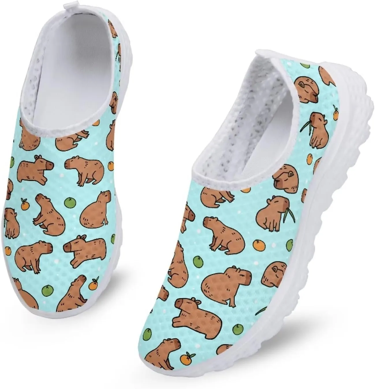 INSTANTARTS Womens Athletic Walking Shoes Quick Dry Sports Running Shoes Slip-on Sports Sneakers