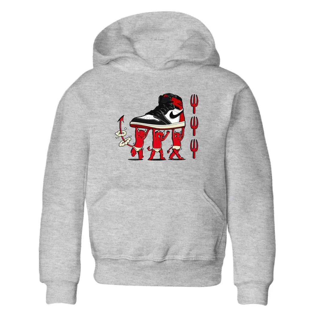 International coverage 1 Air Kids Reimagined Jordan All-out sale Toe SNRT Black Tees Devil Sneaker Babies -
