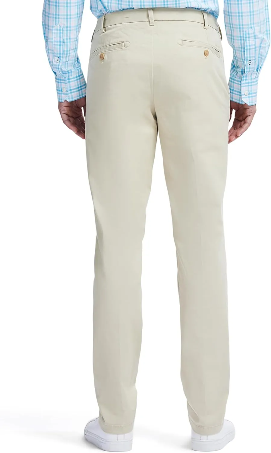 IZOD Men's Saltwater Stretch Flat Front Slim Fit Chino Pant