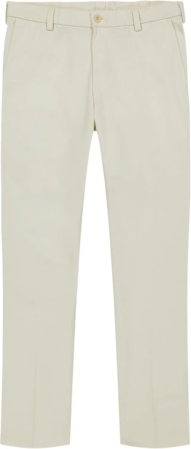 IZOD Men's Saltwater Stretch Flat Front Slim Fit Chino Pant