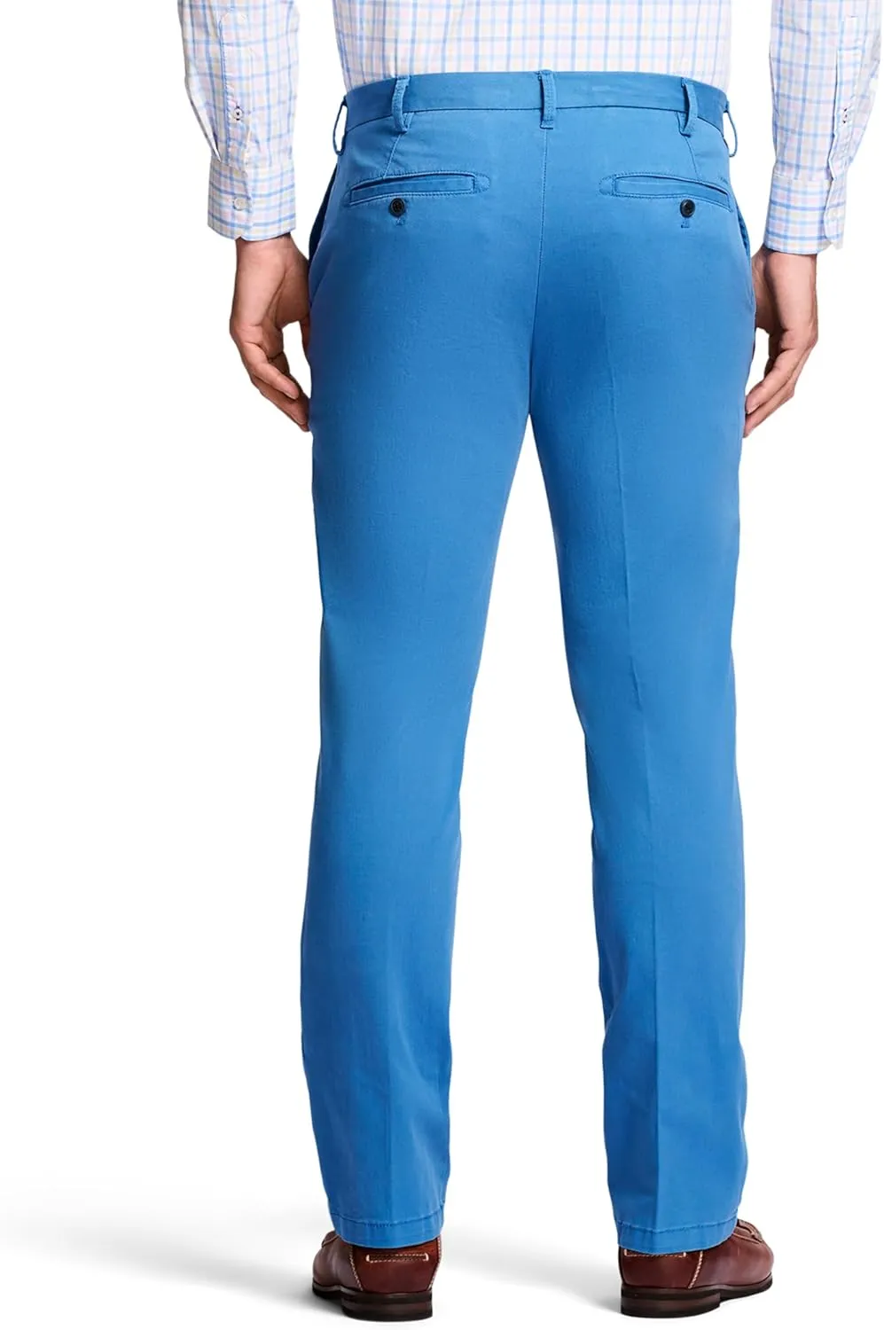 IZOD Men's Saltwater Stretch Flat Front Straight Fit Chino Pant
