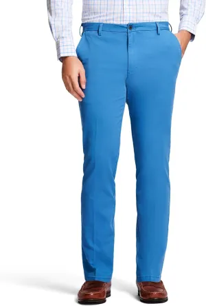 IZOD Men's Saltwater Stretch Flat Front Straight Fit Chino Pant