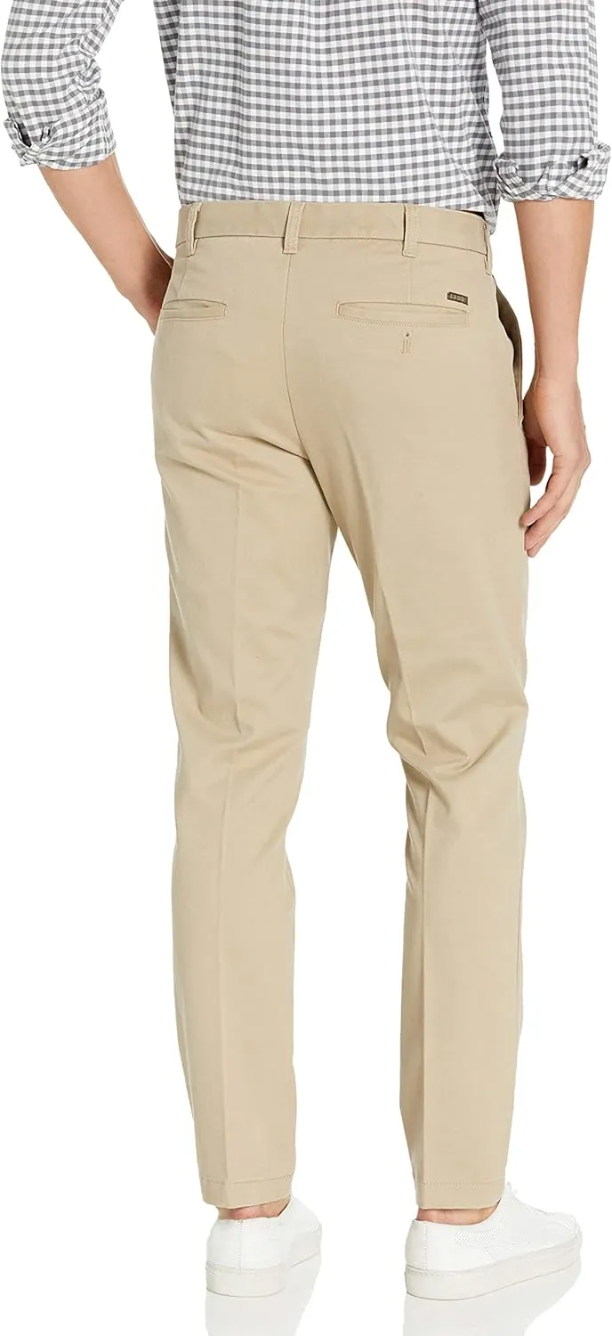 IZOD Men's Slim Fit Advantage Performance Stretch Flat Front Chino Pant