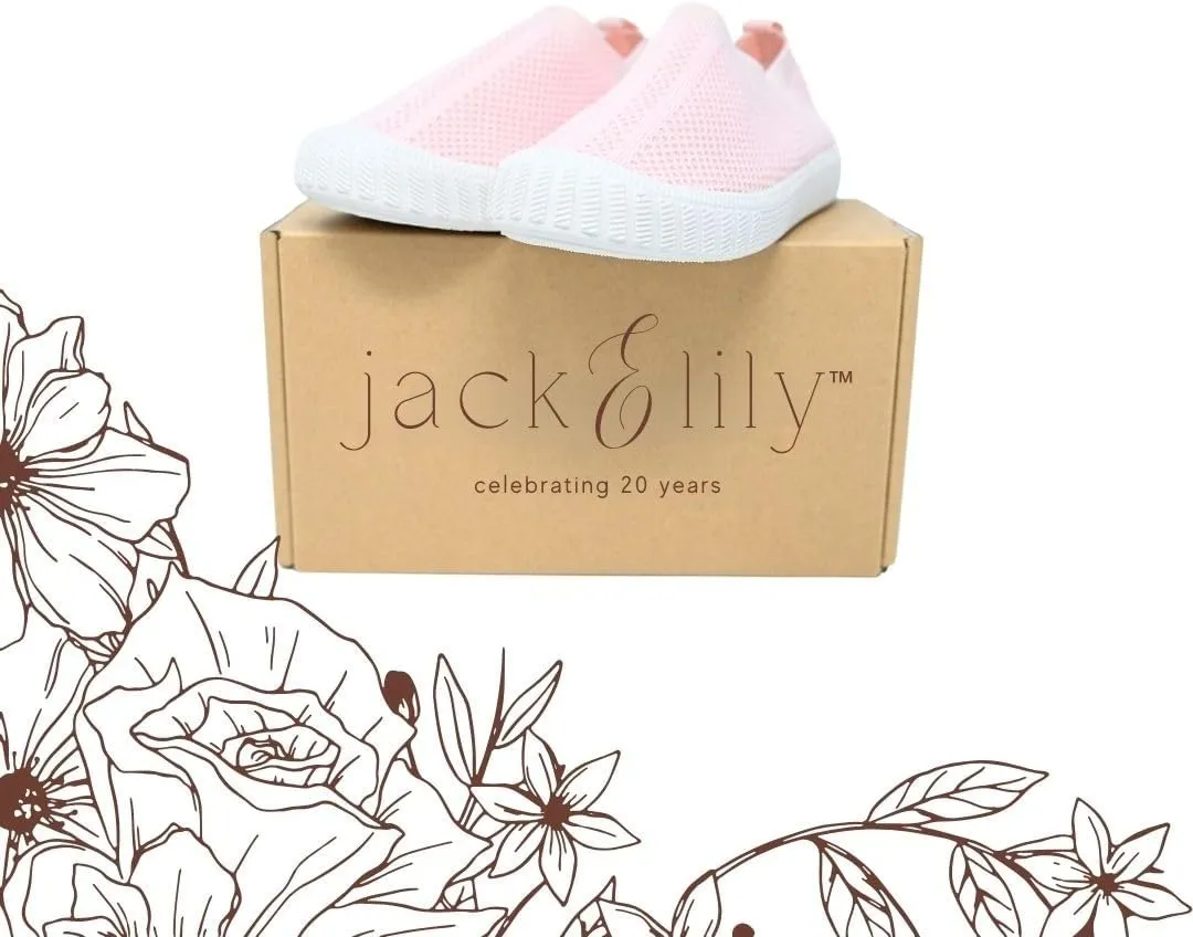 Jack & Lily Baby, Toddler & Kids Walking Shoes – Non-Slip, Washable Slip-On Sneakers for Boys & Girls – Indoor & Outdoor Use