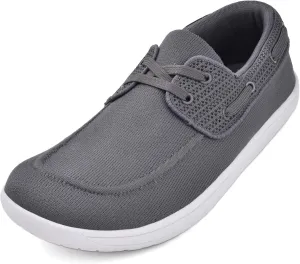 JACKSHIBO Barefoot Shoes for Men Slip on Shoes Minimalist Walking Sneakers Wide Toe Box Zero Drop Sole