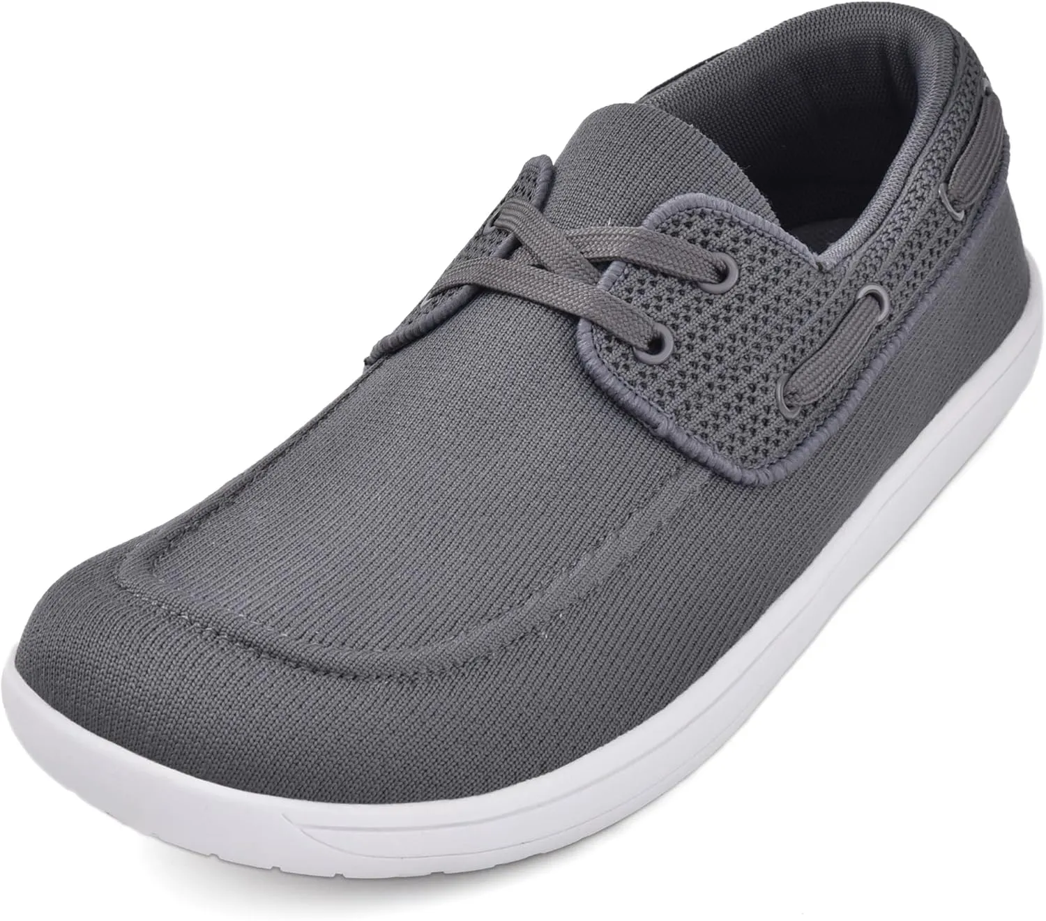 JACKSHIBO Barefoot Shoes for Men Slip on Shoes Minimalist Walking Sneakers Wide Toe Box Zero Drop Sole