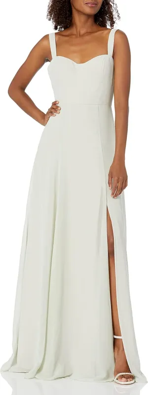 Jenny Yoo Women's Harris Sweetheart Neckline a Line Chiffon Dress