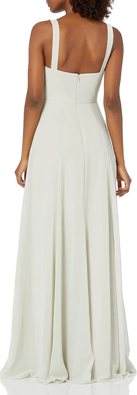 Jenny Yoo Women's Harris Sweetheart Neckline a Line Chiffon Dress
