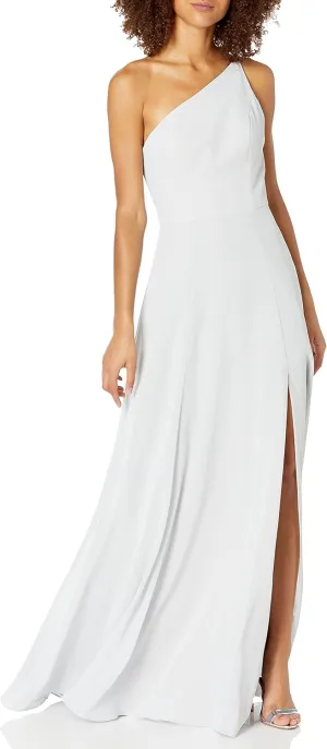 Jenny Yoo Women's Kora Modern One Shoulder Chiffon Dress