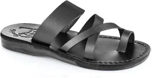 Jerusalem Sandals The Good Shepherd - Leather Toe Loop Slide - Men Sandals