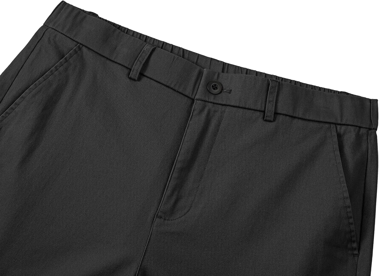JMIERR Men's Classic-Fit 7" Chino Short Summer Stretch Waist Cotton Twill Casual Dress Shorts with Pockets