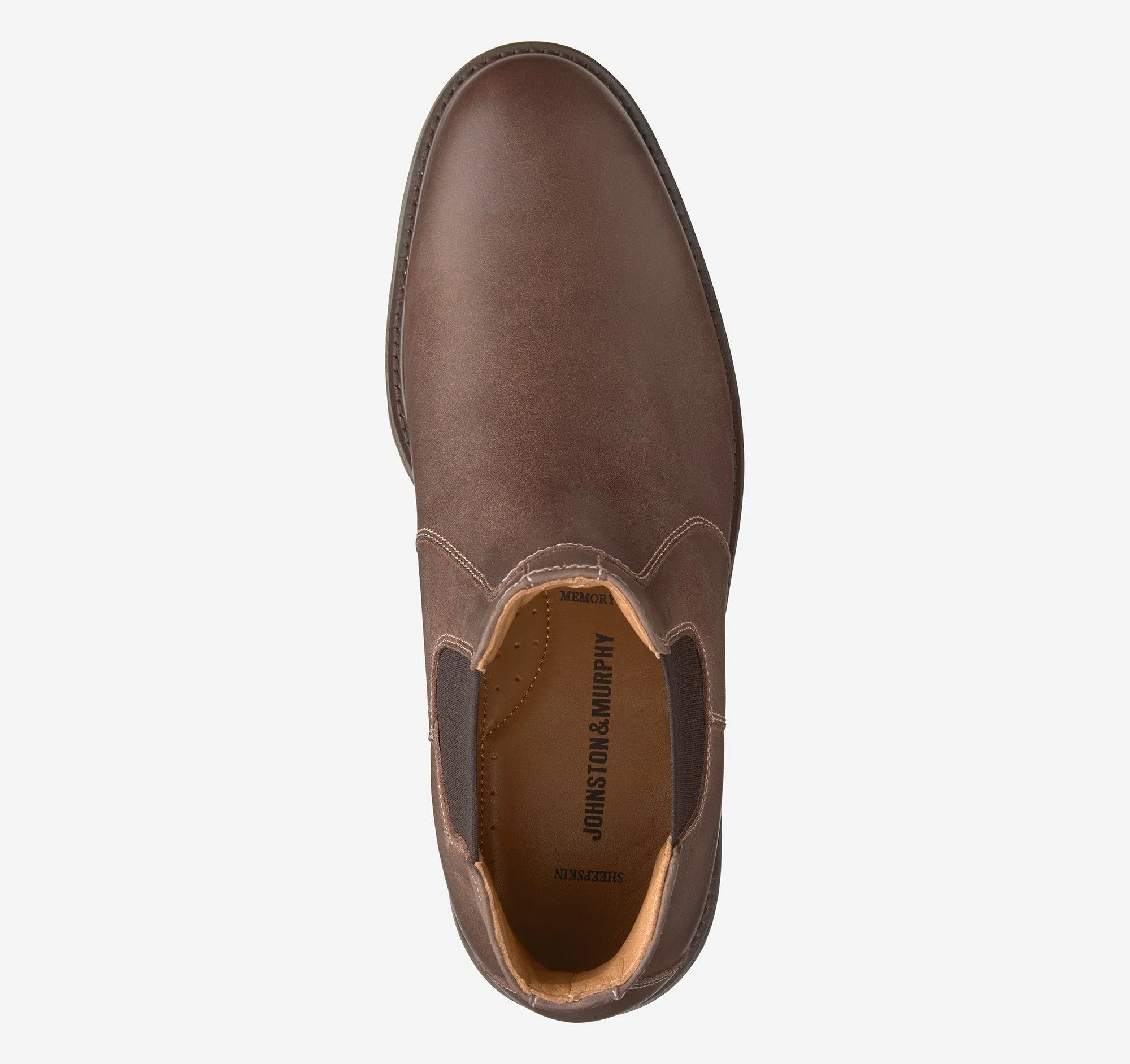 Johnston & Murphy - Copeland Chelsea - Tan Oiled Full Grain