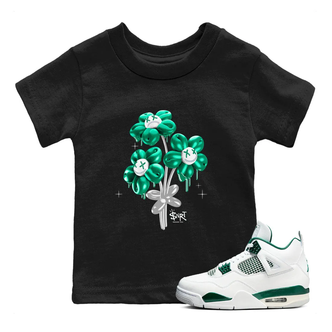 Jordan Big savings event - Bouquet Air Kids Oxidized SNRT Green Tees Sneaker 4 Quick offer Balloon