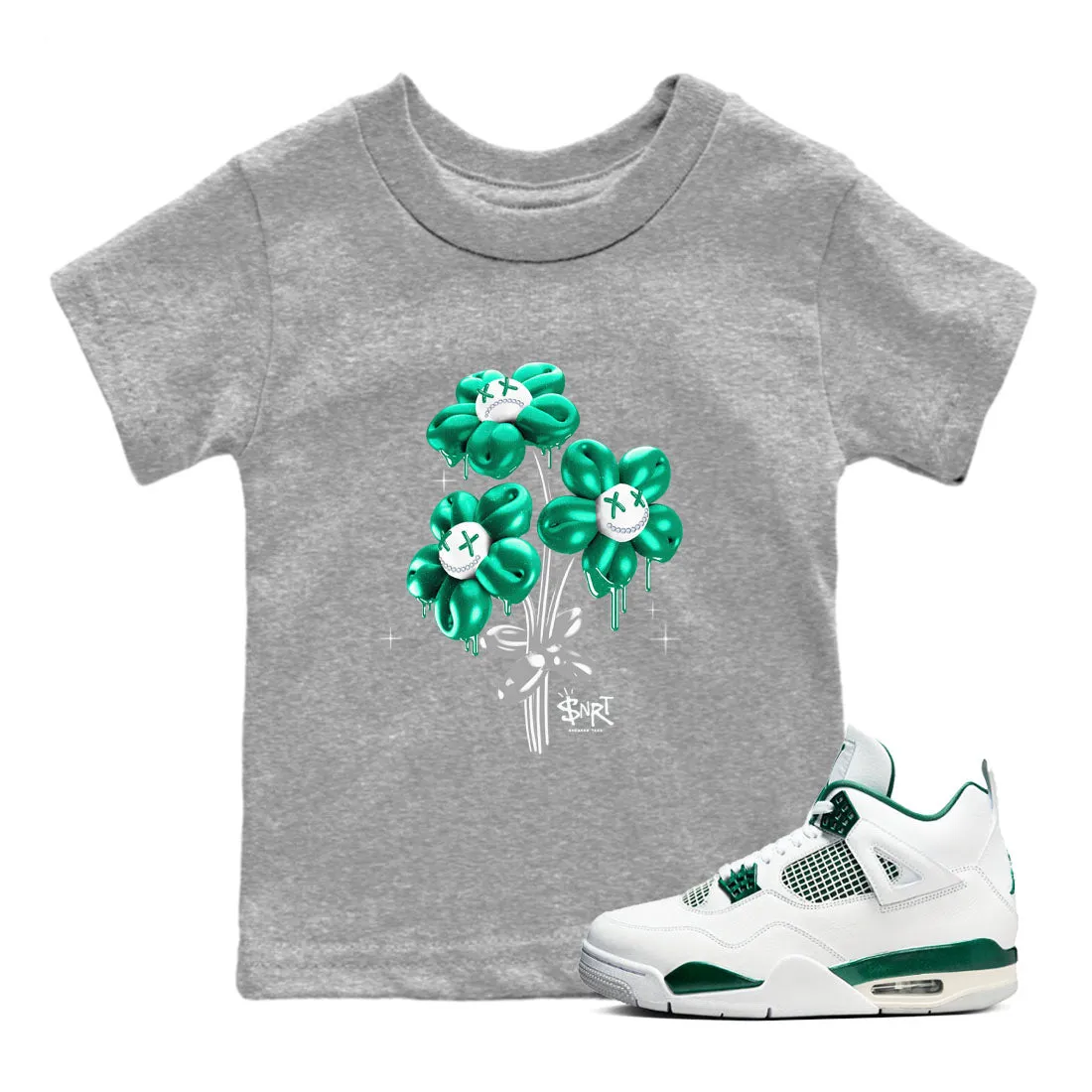 Jordan Big savings event - Bouquet Air Kids Oxidized SNRT Green Tees Sneaker 4 Quick offer Balloon