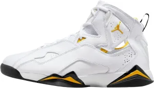 Jordan Men's True Flight White/Black-Yellow Ochre (342964 107) - 11
